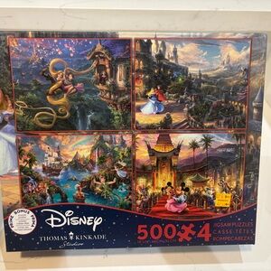 New Disney 4-Puzzle Set